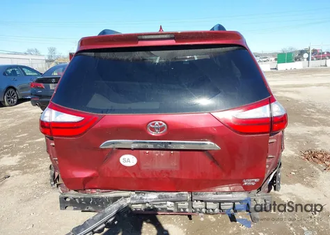 2016 Toyota Sienna Limited Premium 7 Passenger from USA, damaged, VIN 5TDDK3DC0GS132653